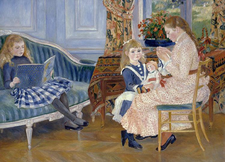 Pierre-Auguste Renoir Children's Afternoon at Wargemont China oil painting art